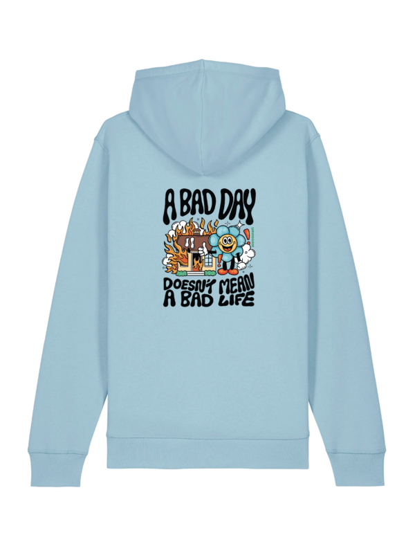 Sweat HAPPINESS 2024 - HOUSE ON FIRE (Light blue)