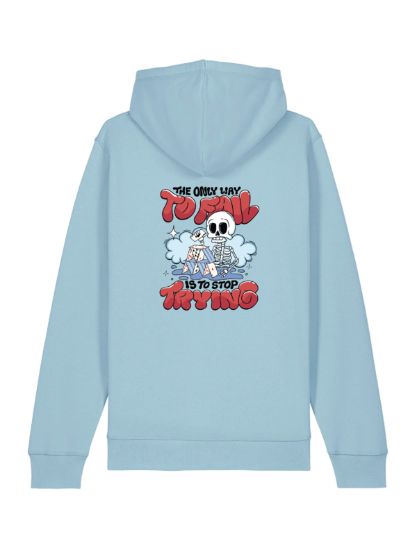 Sweat HAPPINESS 2024 - SKULL (Light blue)