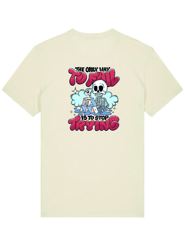 Tee HAPPINESS 2024 - SKULL (Natural row)